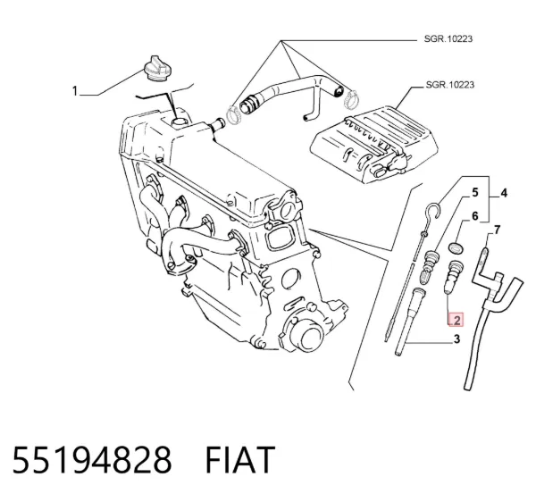  55194828 Fiat/Alfa/Lancia