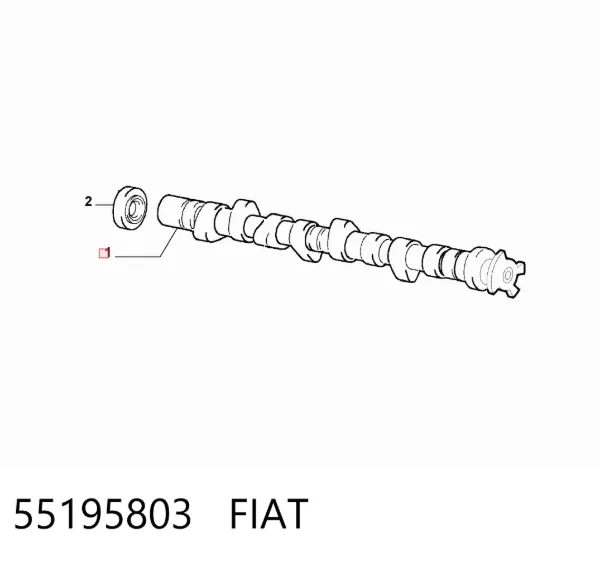 Árvore distribuidora de motor Fiat Fiorino 225