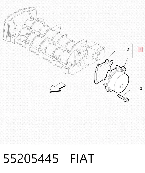 Bomba a vácuo 55205445 Fiat/Alfa/Lancia