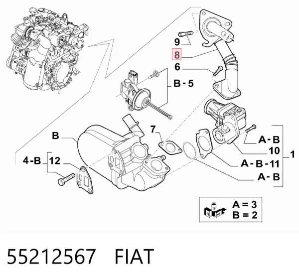  55212567 Fiat/Alfa/Lancia