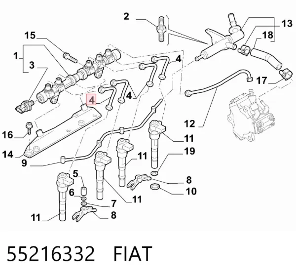  55216332 Fiat/Alfa/Lancia