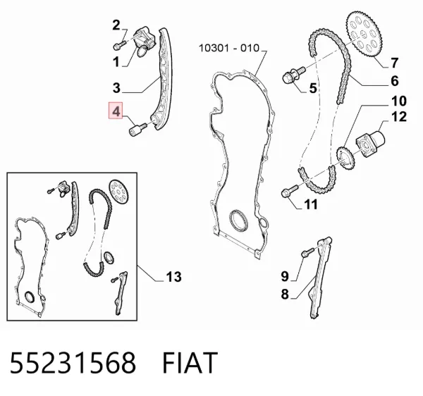  55231568 Fiat/Alfa/Lancia