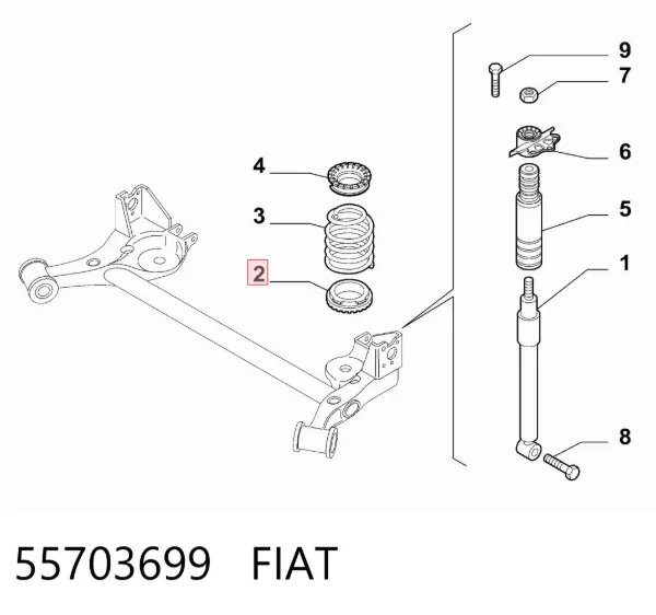 55703699 Fiat/Alfa/Lancia