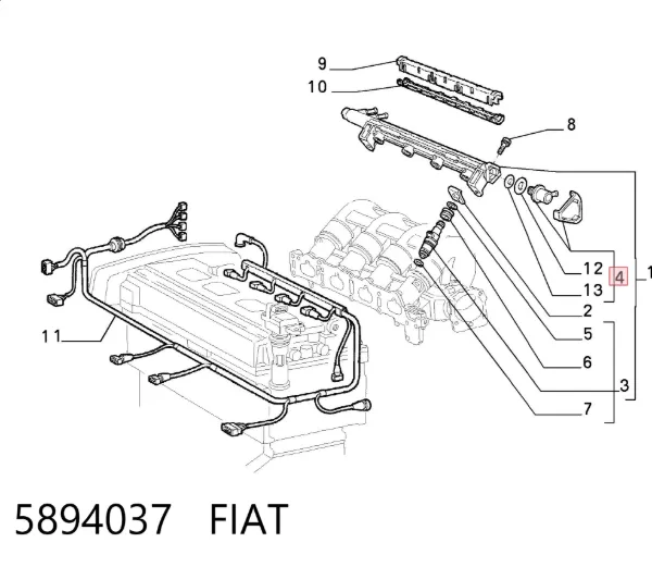 5894037 Fiat/Alfa/Lancia