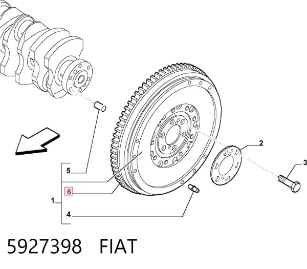 Coroa de volante Fiat Doblo I