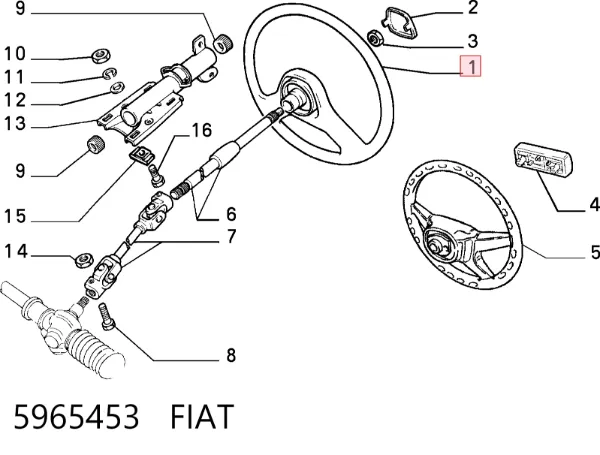 Volante 5965453 Fiat/Alfa/Lancia