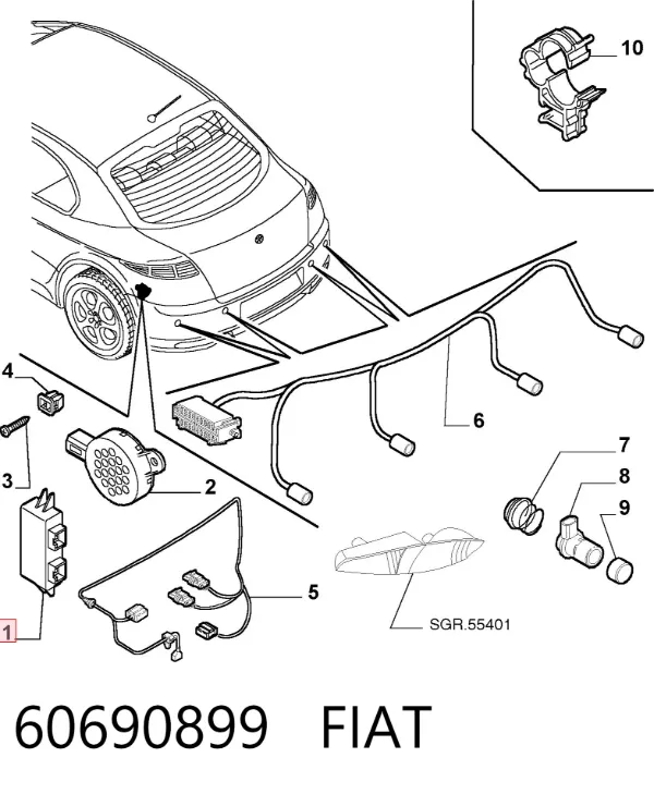  60690899 Fiat/Alfa/Lancia