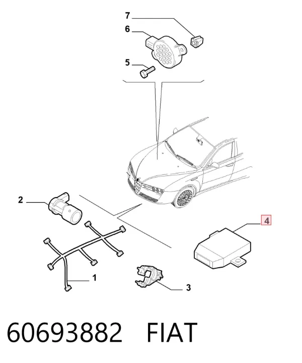  60693882 Fiat/Alfa/Lancia