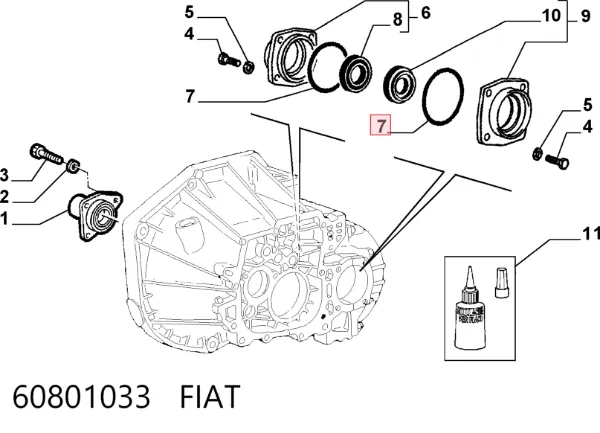  60801033 Fiat/Alfa/Lancia