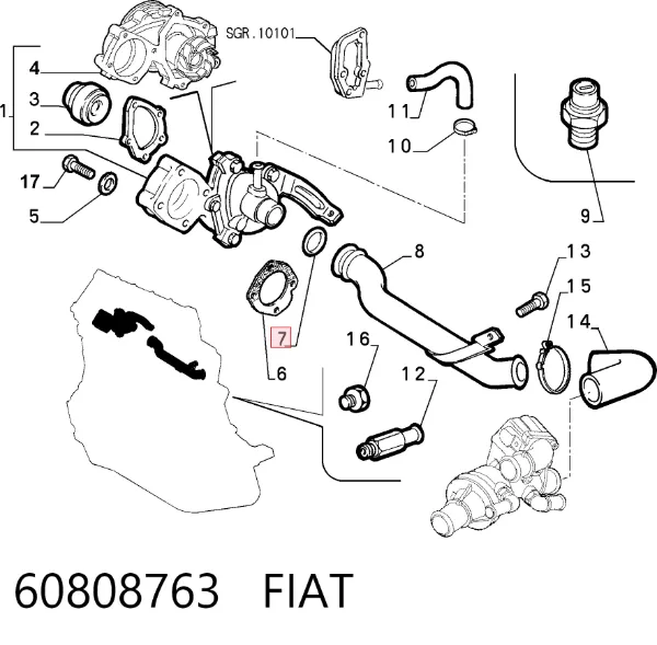  60808763 Fiat/Alfa/Lancia