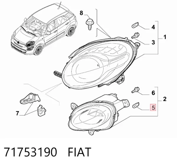  71753190 Fiat/Alfa/Lancia