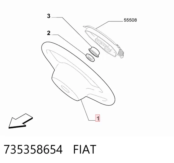 Volante Fiat Panda II