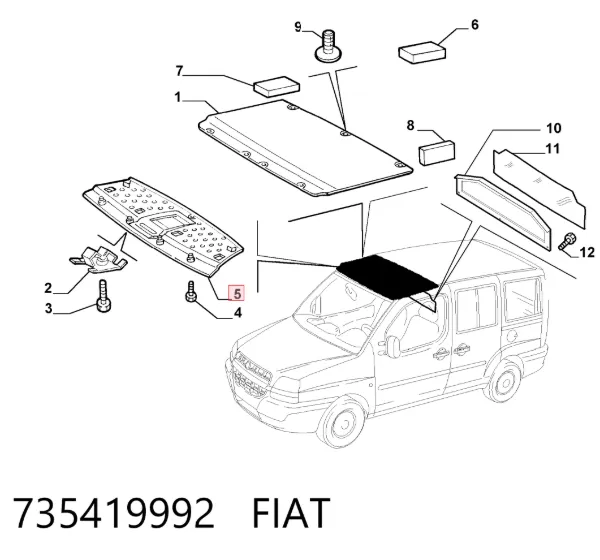  735419992 Fiat/Alfa/Lancia