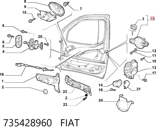  735428960 Fiat/Alfa/Lancia