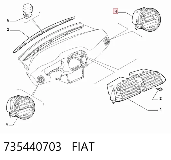  735440703 Fiat/Alfa/Lancia