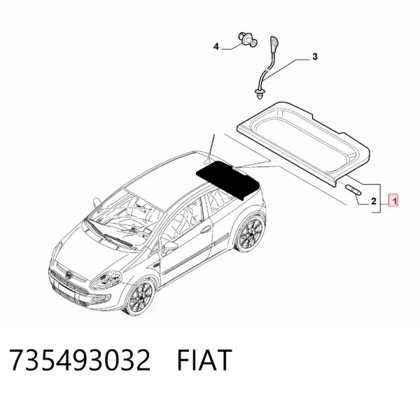  735493032 Fiat/Alfa/Lancia