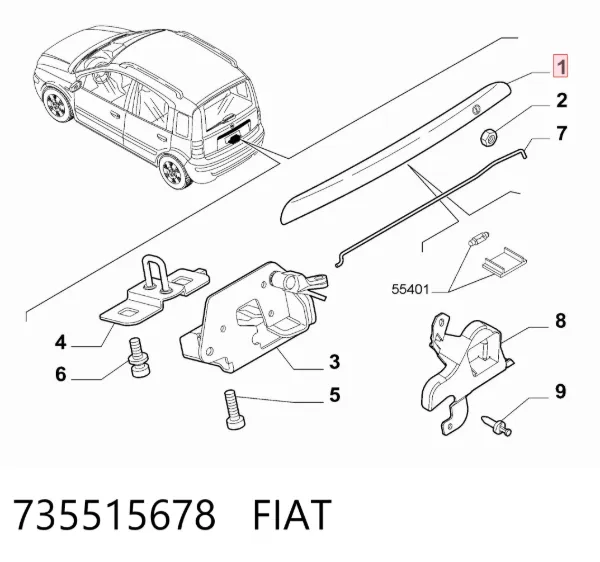  735515678 Fiat/Alfa/Lancia