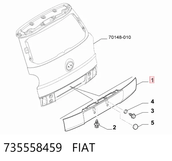  735558459 Fiat/Alfa/Lancia