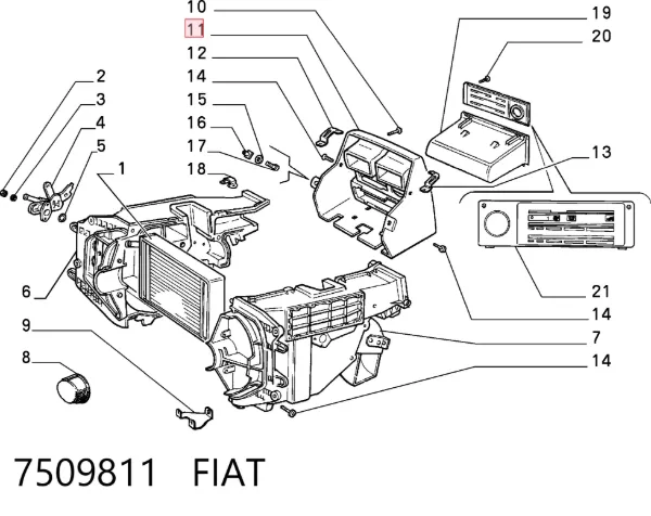  7509811 Fiat/Alfa/Lancia