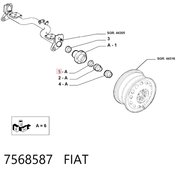  7568587 Fiat/Alfa/Lancia