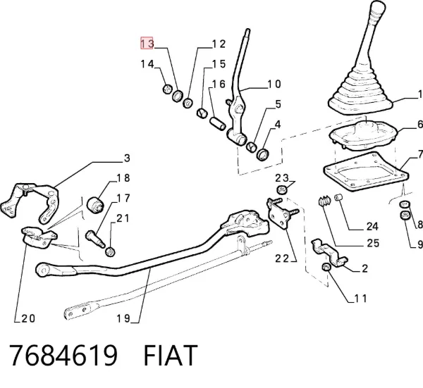  7684619 Fiat/Alfa/Lancia