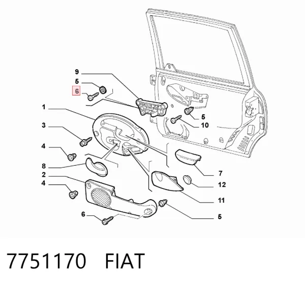  7751170 Fiat/Alfa/Lancia