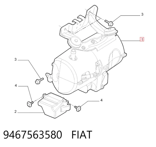 Bomba da Direção hidrâulica assistida 9467563580 Fiat/Alfa/Lancia
