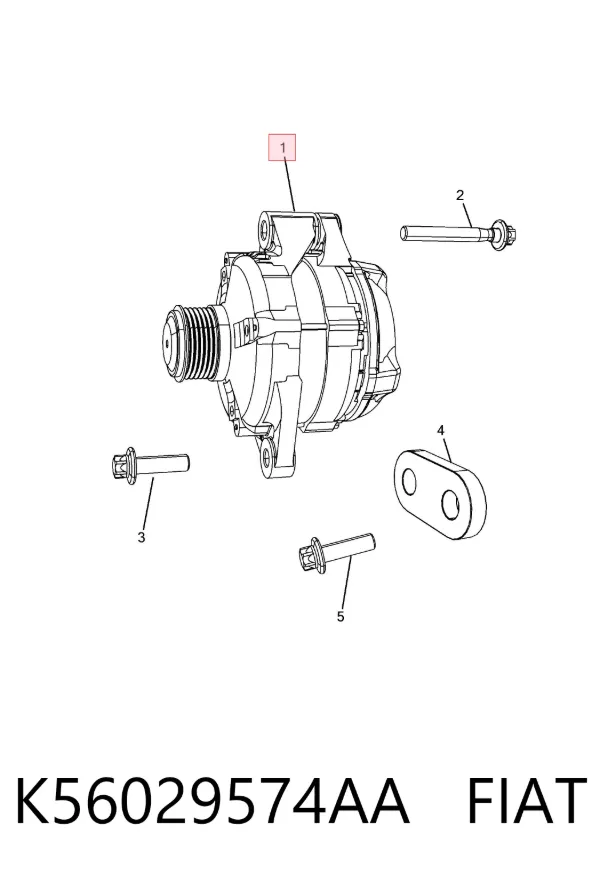 Gerador K56029574AA Fiat/Alfa/Lancia