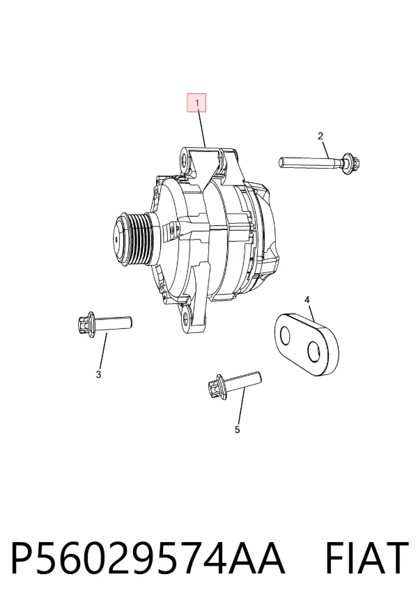 Gerador P56029574AA Fiat/Alfa/Lancia