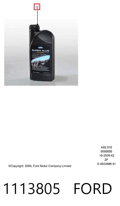 Fluido de esfriamento 1113805 Ford