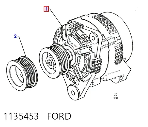 Gerador 1135453 Ford