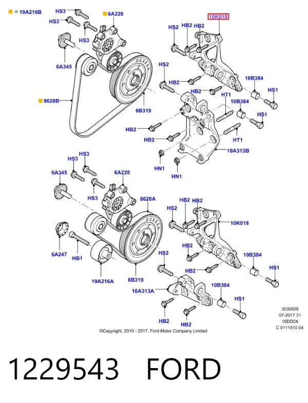 Consola do gerador Ford C-Max DM2