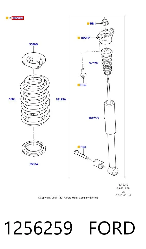  1256259 Ford