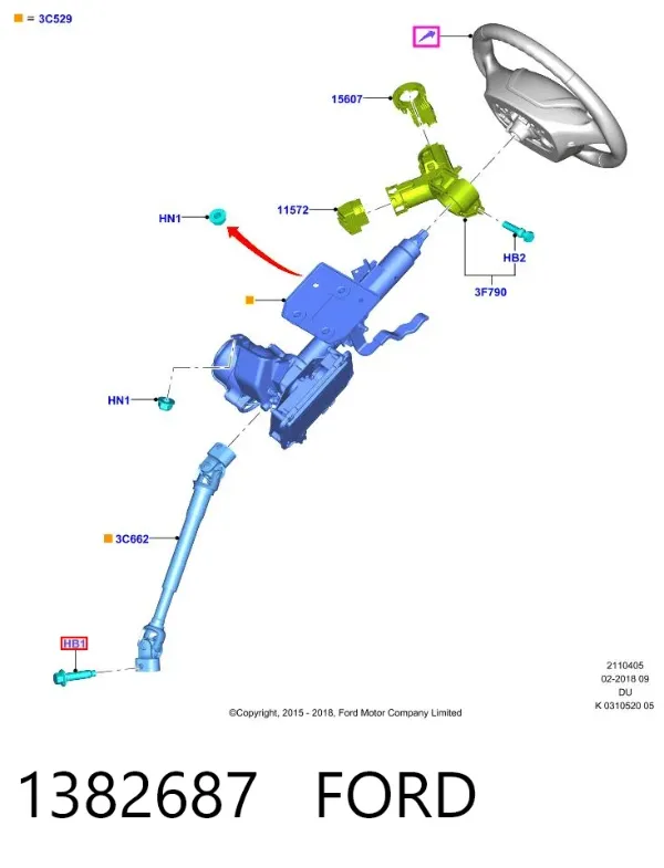  1382687 Ford