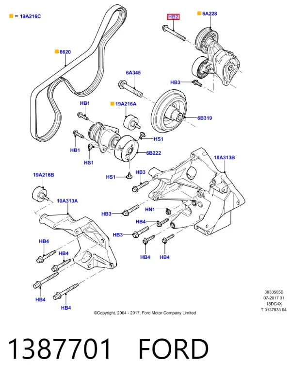  1387701 Ford