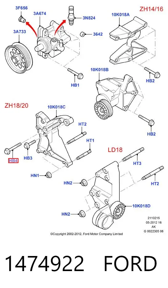 Gerador 1474922 Ford