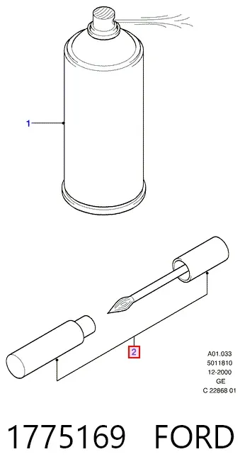 Tingimento (lápis) 1775169 Ford