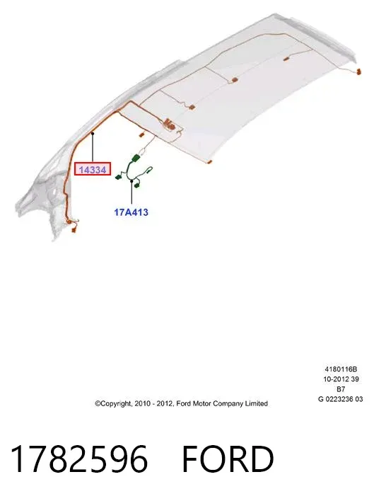 Módulo de bomba de combustível com sensor do nível de combustível 1782596 Ford