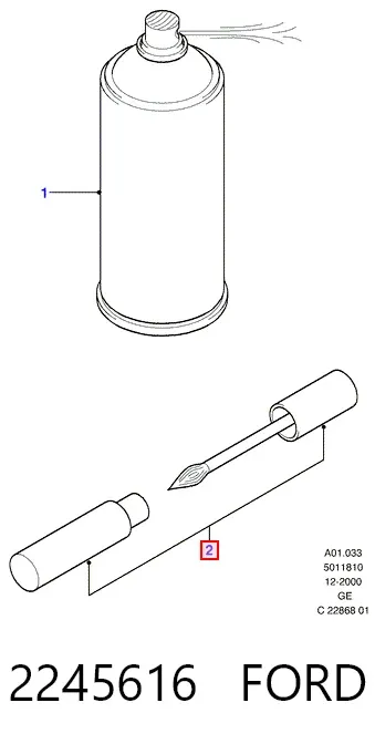 Tingimento (lápis) 2245616 Ford