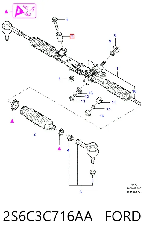  2S6C3C716AA Ford