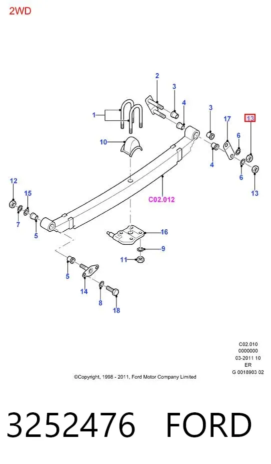  3252476 Ford
