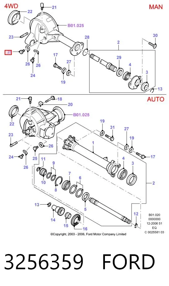  3256359 Ford