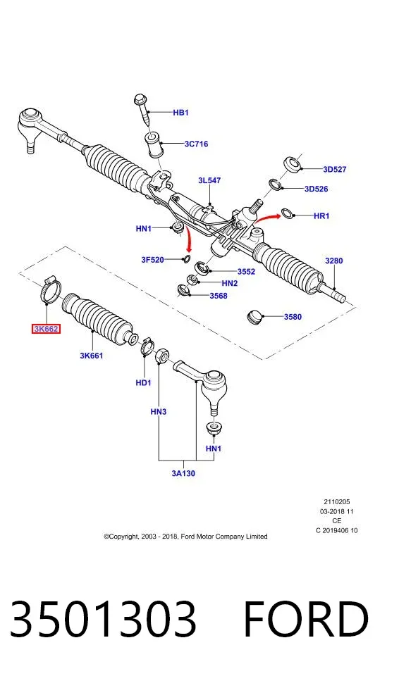  3501303 Ford