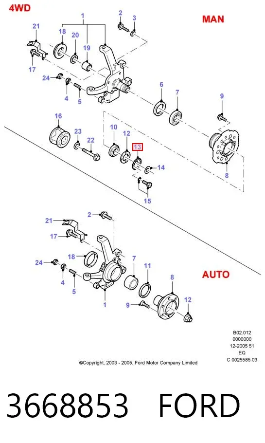  3668853 Ford