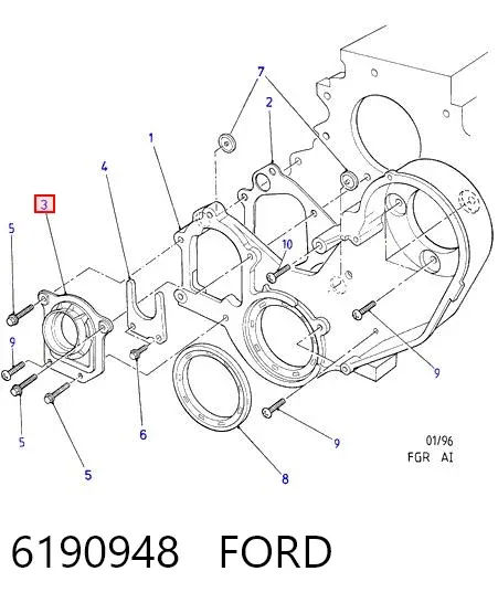 Bucim da árvore intermédia 6190948 Ford