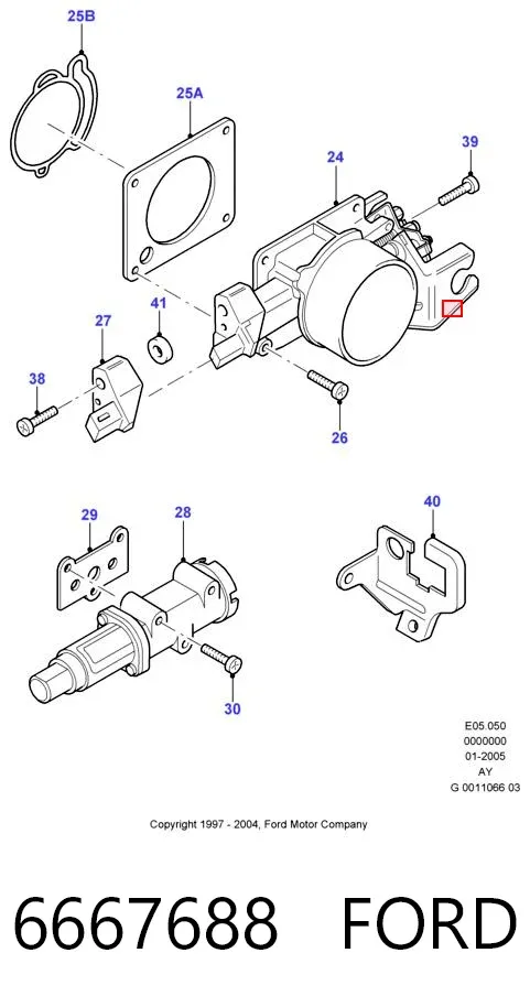 Bomba de combustível de pressão alta Ford Fiesta Mk3