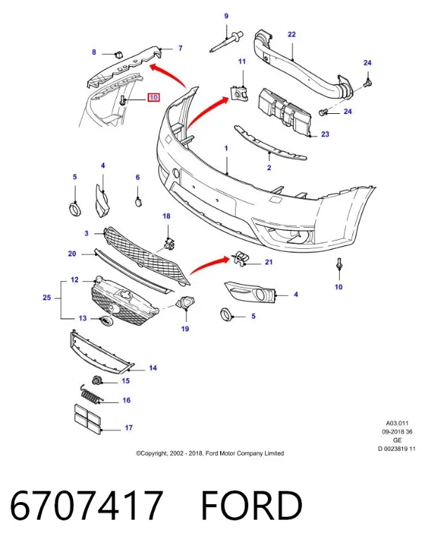 6707417 Ford