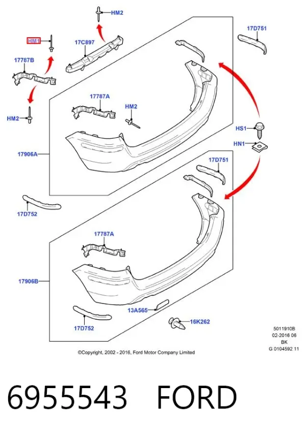  6955543 Ford