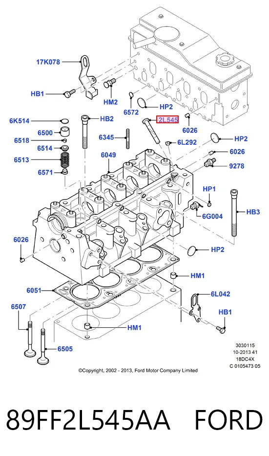  89FF2L545AA Ford