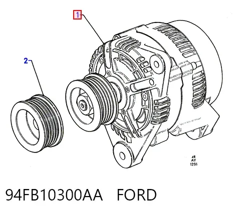Gerador 94FB10300AA Ford